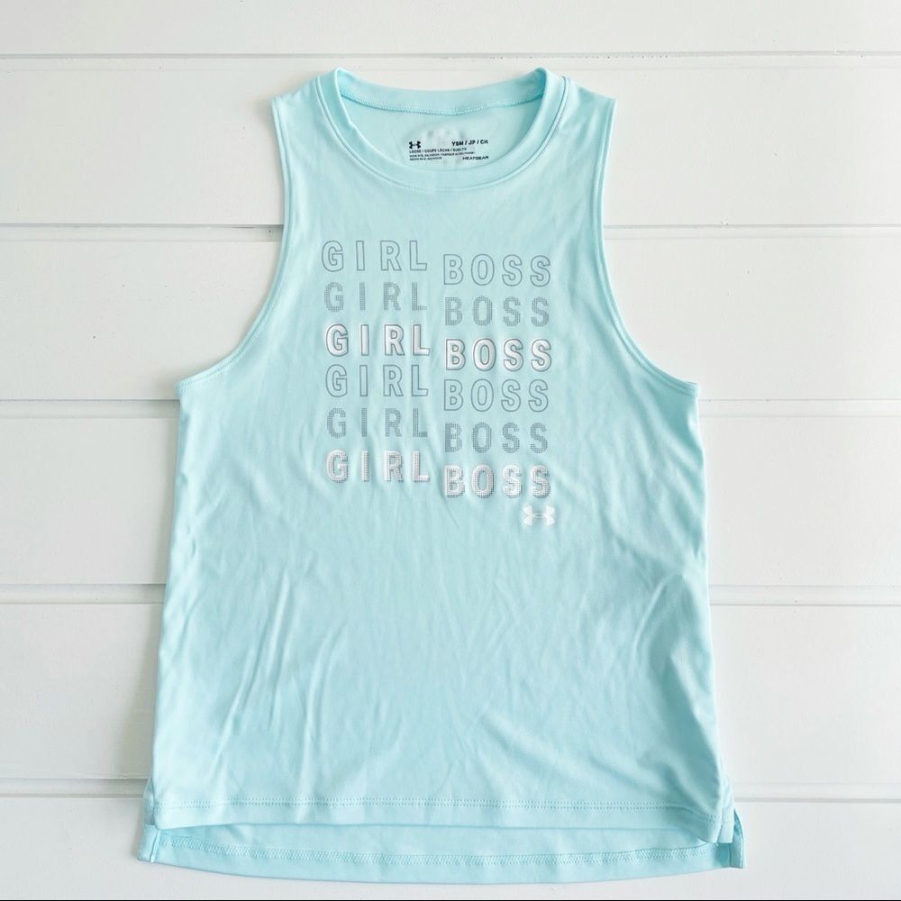 Under Armour Heatgear Seafoam Girl Boss Tank Top S